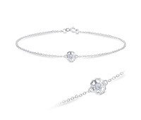 Little Flower Silver Bracelet BRS-1062